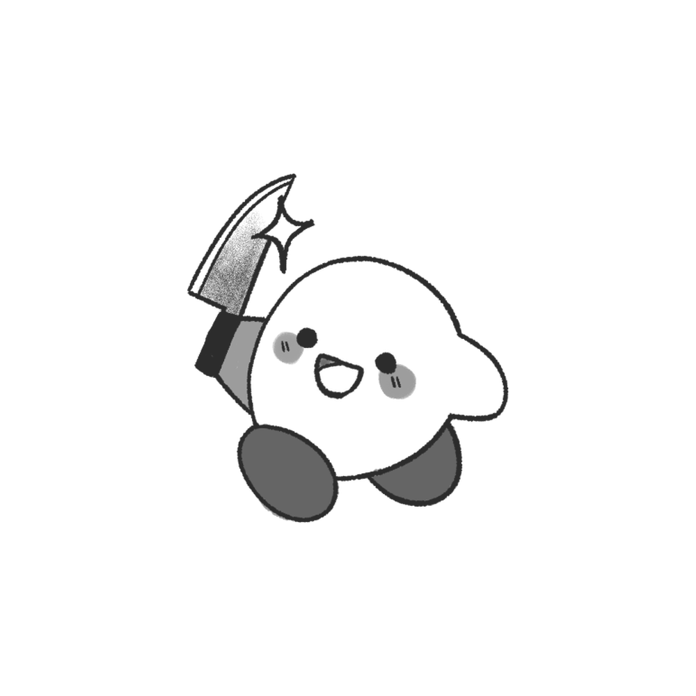 Tatuagem Geek fine line KIRBY_PSYCHO